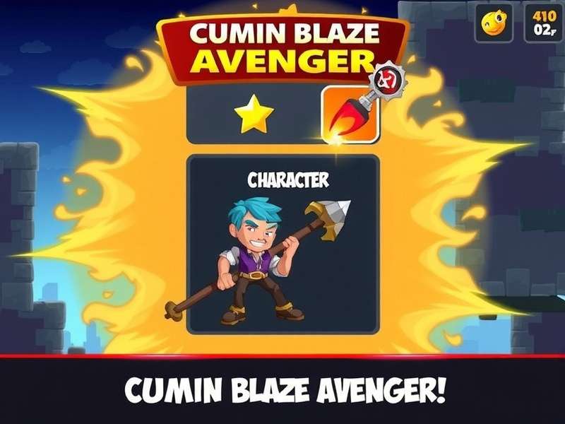 Cumin Blaze Avenger Game Screenshot