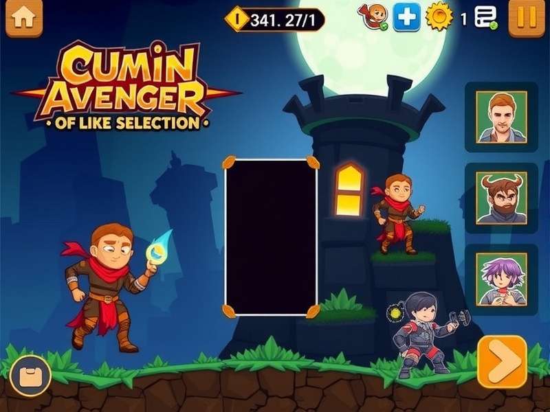 Cumin Blaze Avenger Character Selection